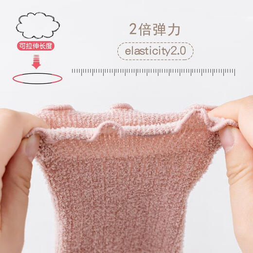 Five cotton baby stockings autumn and winter plus velvet and thickened coral velvet children's socks breathable newborn baby socks to keep warm