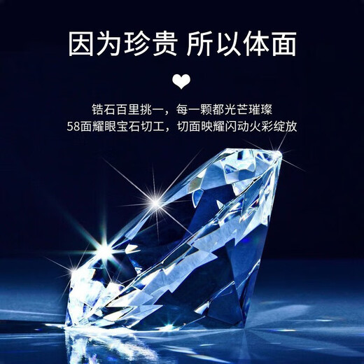 Ji Shizhe's Eternal Heart PT950 Platinum White Gold Necklace Women's Moissanite Diamond Birthday and Valentine's Day Gift for Girlfriend Merchant Warehouse/Free Engraving Light Luxury Style - Set with Eight Hearts and Eight Arrows Zirconium Diamonds