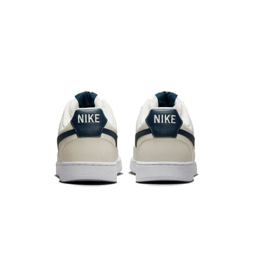 Nike (Nike) Offizielle Webbrettschuhe Herrenschuhe Herbst Einfache Version Air Force One Court Vision Sneakers Weizenfarbe Casual Schuhe HQ4867-101 Segel Weiß/Ortel Deep Sea Blue 40