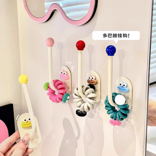 Limited time sale: must-have dopamine suction cup hooks for the bathroom, hangers behind the bathroom door, bathroom dopamine hooks, 5 pieces