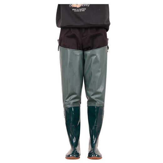Männer und Frauen mit super hohen Knien unter den Feldschuhen, langen Schnürregenstiefeln, Regenstiefeln, watierende Regenstiefel, Reisfeldschuhe, Angelschuhe, über Knie-Transplantations-Wasserschuhen (Größe 41)