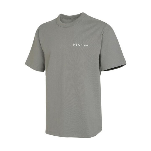 耐克（NIKE）男T恤夏季新款背标印花宽松厚实落肩短袖上衣HF6172-053 HF6172-053 M
