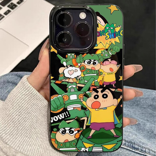 猫漫尖搞怪趣味小新适用于红米k70pro手机壳note9/10/11Tpro新款小米12/ [亮黑]超级小新9893 红米Note7Pro