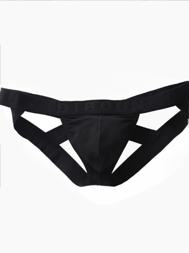 Men's hip lifting double thong hip lifting underwear low waist back empty sexy thong youth underwear T pants with g red XXL