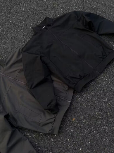 Muwei American style stand-up collar handsome jacket men's autumn and winter coach flight assault top thickened quilted warm jacket black 90% of buyers choose XL recommended 130-150Jin Jin equals 0.5 kg