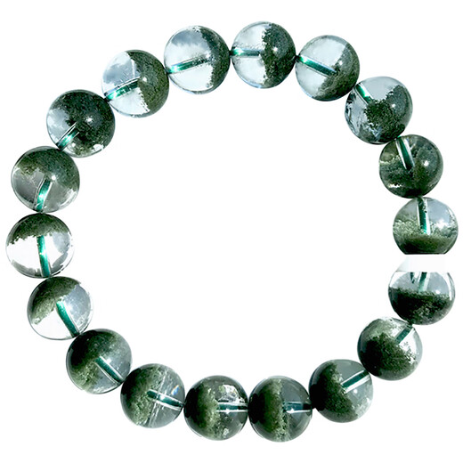 Pulsera de fantasma verde natural de color de ciervo Cornucopia Hombres y mujeres CRISTAL CON BLOJAS SOLITAS 108 Multi-círculo Pulsera de montaña de mil capas 0505 5 mm Green Ghost