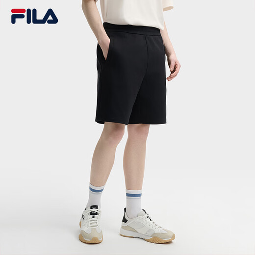 FILA XTIMLAHAN斐乐针织男子五分裤2025夏季短裤宽松运动裤
