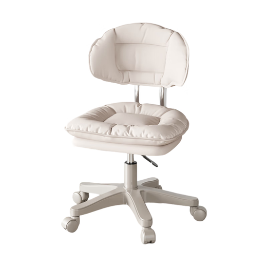 Miyi Light Luxury Makeup Stool Bedroom Dressing Stool Modern Simple Small Apartment Home Dressing Table Chair High-end Manicure Stool Super Quality Beige Cloud Cushion Beige Pole-Silent White Wheel