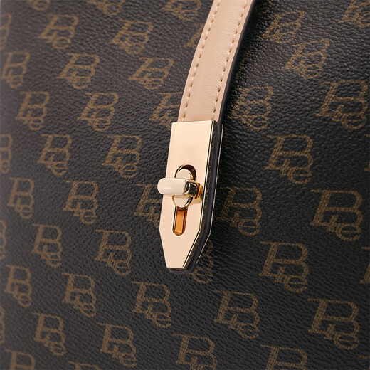 Belle Mother's Day Regalo Belle Bolle Regalo de mujeres Mom Bolsas para el cubo Bolso de hombro Bolsas blandas X7023CX4 Brown