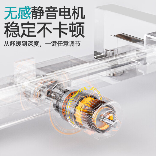 Mr. Mister's lumbar cervical spine electric lumbar neck traction device reliever bed stretching home lumbar disc herniation artifact special double pulley electric / foam foot / deep traction belt