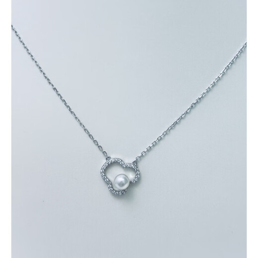 Ya Ge M Jia Tong S925 sterling silver Seiko sea water akoya pearl gourd cloud pendant Mother's Day 520 gift silver gray