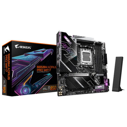Gigabyte B850 Placa base con AMD Ryzen 7500F 7800X33D 9700X 9900X 9950X 9800X33 CPU Procesador Paprolapas de la placa base Tablero de CPU Set Gigabyte B850M A Pro Wifi7 E-Sports Grabado