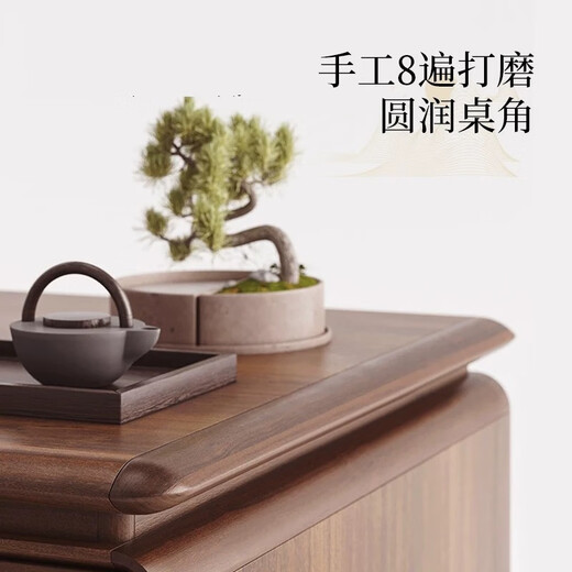 New Chinese style office solid wood boss desk president desk office desk and chair combination modern simple chairman executive desk 2.0m boss desk