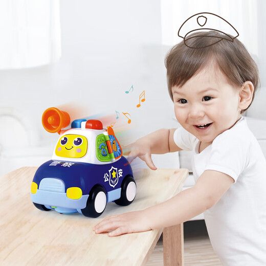 Huile toys Justice Police Car Children's Early Education Music Engineering Car Toys Baby Gift Huile toys Police Car HD698
