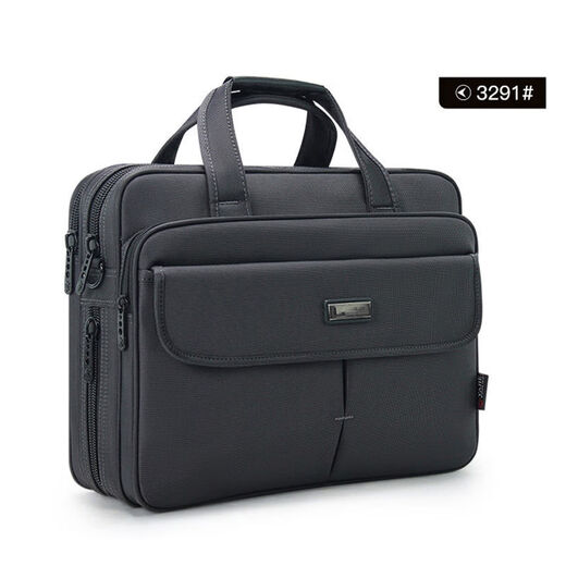 
SICECD brand business casual men's bag Oxford briefcase laptop bag simple A4 file office bag horizontal shoulder 3291 default specifications1