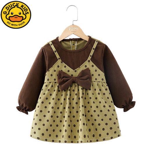 G.DuckKids Vêtements de bébé, jupe de princesse, Bibs pour enfants pour bébés automne-automni