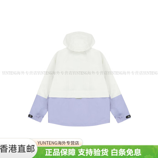 NEW BALANCELogo刺绣拼色连帽夹克外套 情侣款 紫色运动百搭舒适潮流 紫色 XS