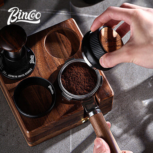 Bincoo Zhenxiang coffee machine bottomless handle 51/58mm espresso machine modified bottomless walnut handle