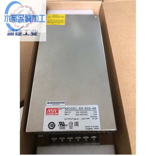 MEAN WELL In Stock SE-600-24 12 36 48V Warranty 2 Years W25A Industrial Control Switch SE-600-24