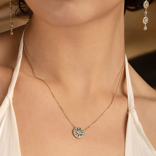 APM MonacoSoleil Necklace Fashionable Gold Sweater Chain Couple Simple Jewelry Birthday Gift for Girlfriend Sweater Chain Soleil Necklace