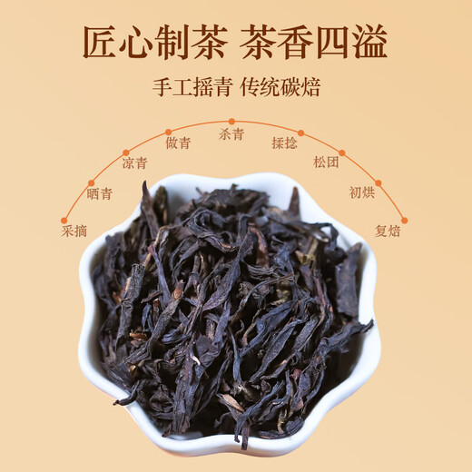中谷御品茶叶 凤凰单枞乌龙茶 新茶特级广东潮州鸭屎香茶叶礼盒125g*2罐 【自饮罐装】凤凰单枞75g