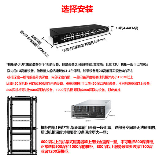 Nannuoxin 19-inch network cabinet WE6642-600 width 600 depth 2000 height/42U
