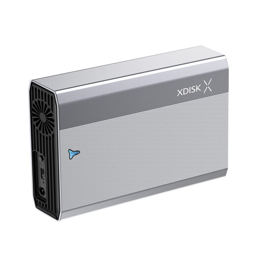 Small disk (XDISK) 4TB mobile hard disk desktop storage Type-C high-speed large-capacity storage 3.5-inch metal appearance built-in fan computer external mobile mechanical hard disk