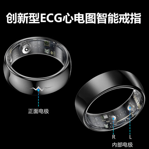 KPEP medical flagship blood oxygen heart rate blood pressure ECG heart health sleep monitoring remote care real-time monitoring waterproof sports ultra-thin smart health ring