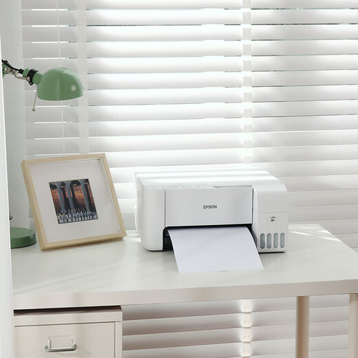 Epson (EPSON) color printer home small L3251/3253/3256/3258 student photo mobile office A4 home copy scanning inkjet ink warehouse all-in-one machine Unpacked use does not support returns Teacher L325 Black (None Package One Daily Home Use