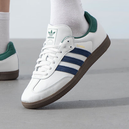 ADIDAS (Adidas) Clover Men's Shoes and Women's Shoes 25 Summer Nuevas zapatillas de zapatilla de moda T-Toe Zapatos de pareja informal Ih4882/blanco/verde/azul oscuro 44.5