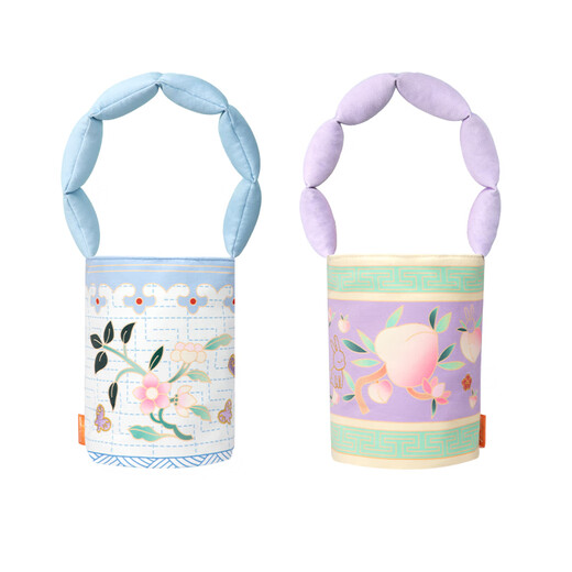 Suzhou Museum Embroidered Bucket Bag Handbag Storage Mobile Phone Bag Creative Gift Birthday Gifts Gifts Gifts for Friends Embroidered Bucket Bag_Caidie Xunxiang