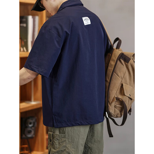 Polo à manches courtes pour hommes de New Balance Summer Simple et polyvalent décontracté Top Nouveau revers lâche des vêtements en vrac pour hommes 841 Color Color 2xl