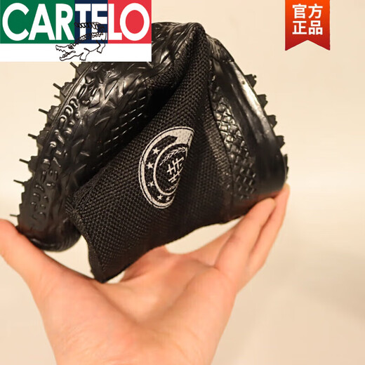 卡帝乐鳄鱼（CARTELO）户外登山黑色解放鞋男工地耐磨农田胶鞋春秋季高帮劳保鞋女保安鞋 其他 x 3531黑色高(加厚橡胶底) 35