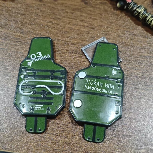 Yusenyi Delta Dark Blue Shield game peripheral magnetic metal Delta Shield Internet celebrity trendy toy can be opened and closed. Delta Dark Blue Shield 1 piece alloy can be opened and closed