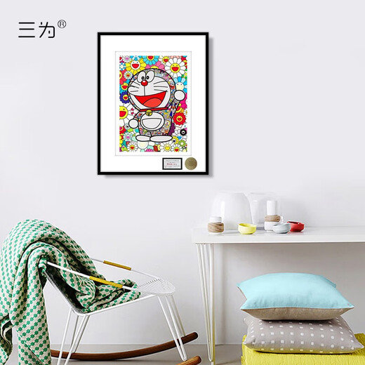 Sanwei Death NYC autographed limited edition Doraemon decorative painting birthday gift