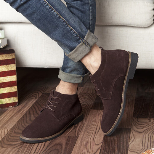 2025 Herbst NEU NEU Martin Boots Herren Hohe Top Reverse Velvet Herrenschuhe Business Casual Lederstiefel Großgröße Herrenschuhe Single Stiefel 9898 Schwarz 41