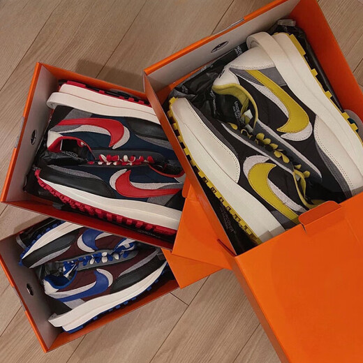 
Nike (NIKE) Sacai Undercover Takahashi Shield Co-branded Running Shoes DJ4877-001-300-600 Gray Black and Yellow DJ4877-001 44.5