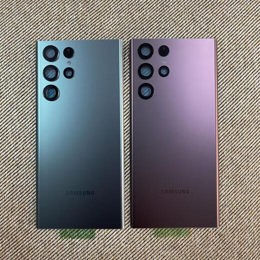 Suitable for Samsung S22ultra original mobile phone disassembly back cover s22+ battery cover s22 glass back shell original 22U Samsung S22Ultra disassembly back cover Yumengbai 99 new