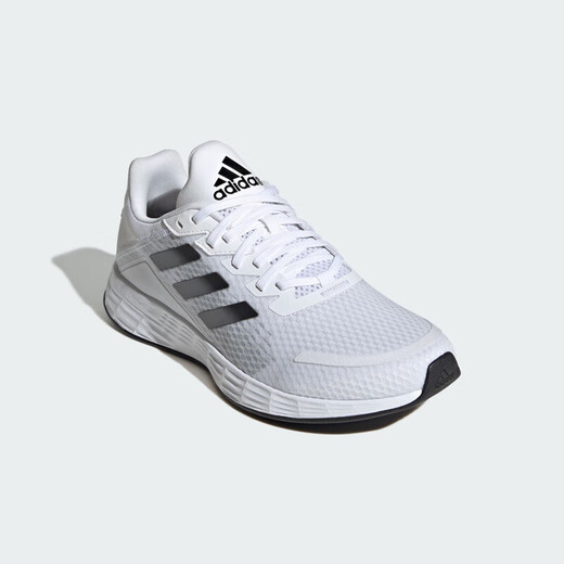 Adidas Running Shoes Herrenschuhe 2025 Sommer Neuer schockabsorbierender und atmungsaktiver Sportschuhe Mesh Leichte schwarze Freizeitschuhe JQ9715 Weiß 39 (240 mm)