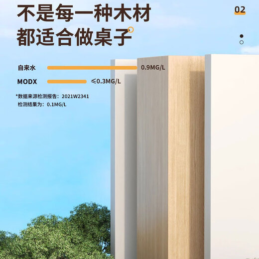 MODX Desk Study Table Children's Special 6-18 Years Old Solid Wood Liftable Junior High School High School Student Home Student Writing Desk Hand Lift Thickened Solid Wood - White 80*60cm