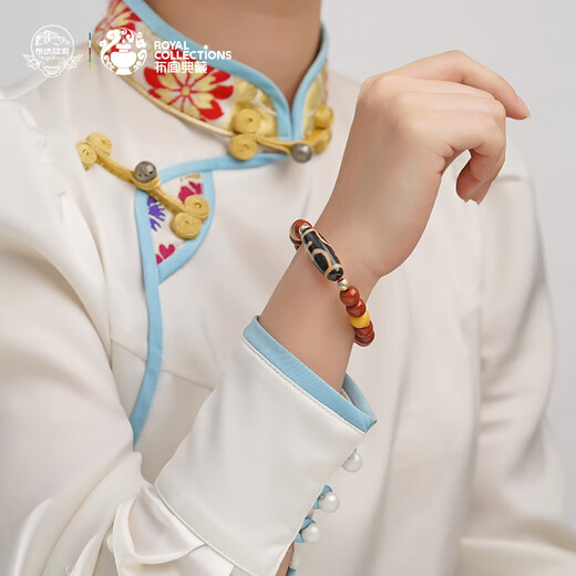 Potala Palace South Red Agate Bracelet Aquarius Dzi Beads Men's and Women's Play Bracelet as a Birthday Gift for Boyfriend