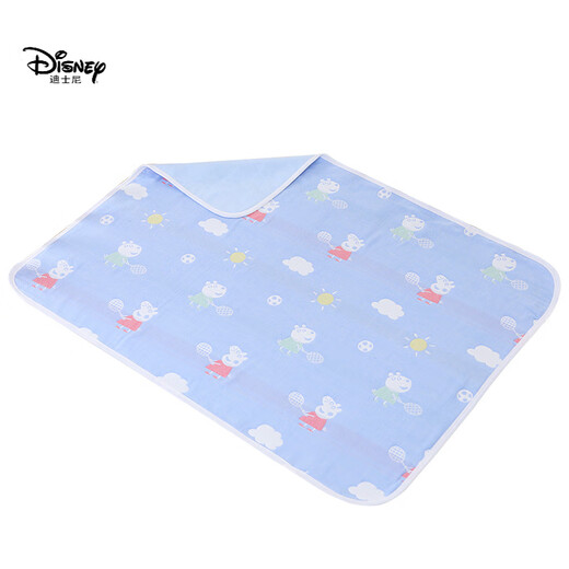 Disney Gaze Windelpolster wasserdicht und atmungsaktives waschbares Baby reines Baumwollwindelpolster absorbiert sofort Wasser für Baby Extra großer leckeres Matratze Blaue Wolke 30x45 cm