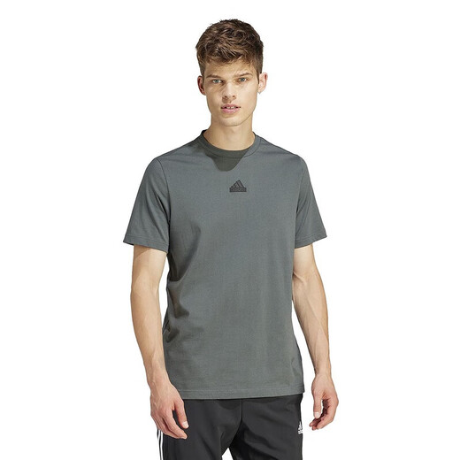 Adidas camiseta hombres tendencia de moda de verano cuello redondo transpirable cómodo manga corta hombres en 6227 m