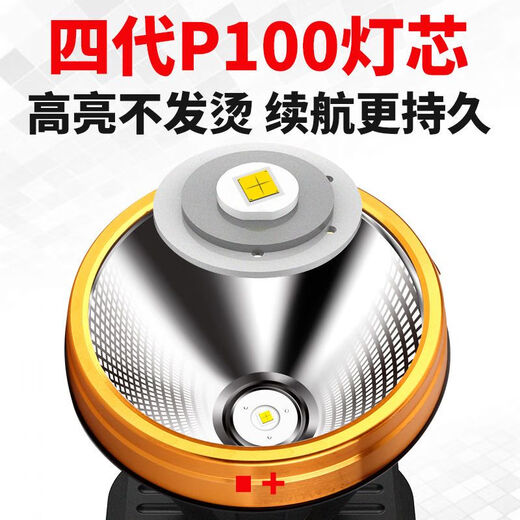 轻享奢P1009925头灯强光超亮新款可充电头戴式户外超长续航钓鱼 9923白光-18650锂电