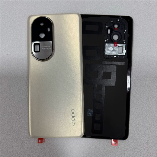 Suitable for OPPOreno10 original back cover Reno10pro 10Pro+ original back cover mobile phone battery back case reno10 Yuehai black with lens