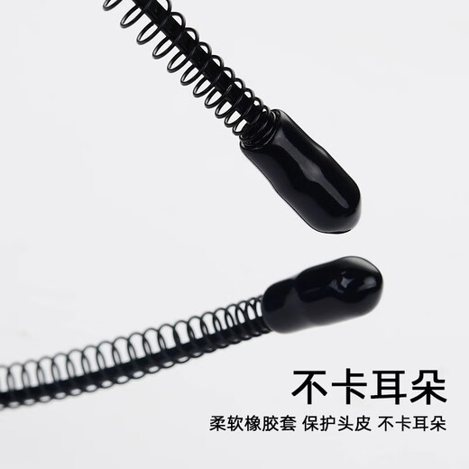 Mattel Tong men's hairband 5-piece set black non-slip invisible hairpin back oily head short hair headband special hairpin for face wash