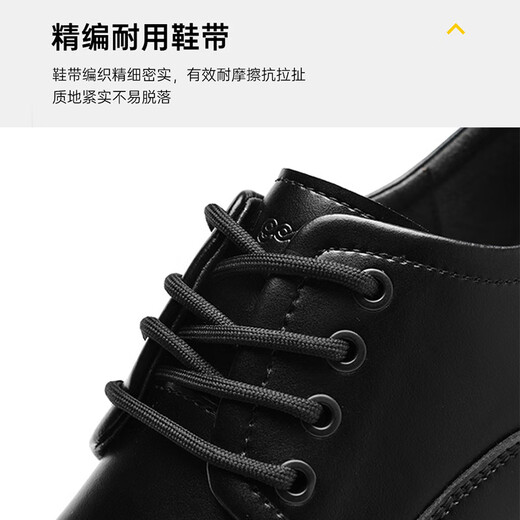 Heilan House HLA leather shoes men's British style leather shoes men's autumn and winter formal business casual shoes men T120 black 42