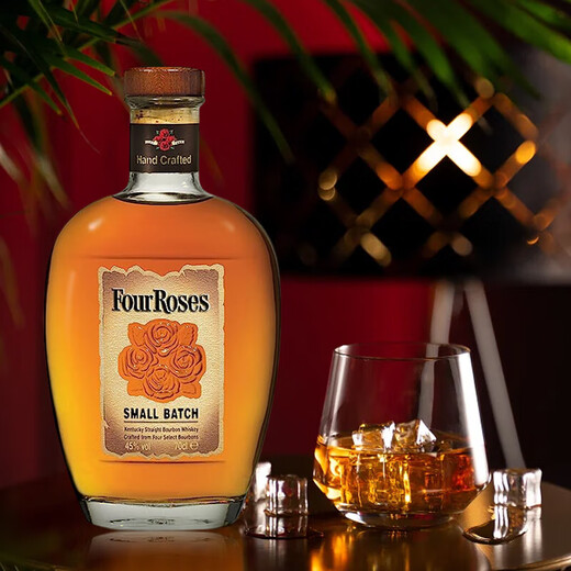 四玫瑰（Four Roses）波本黄标美国肯塔基波本威士忌700ml1000ML进口洋酒裸瓶装四玫瑰 波本美国肯塔基 700ml (裸瓶装）