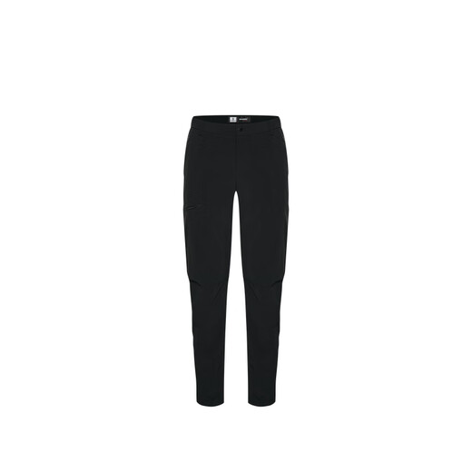 Biemlfdlkk [Hydrinks and quick-drying] Spring and summer men's elastic trousers, clean color straight trousers, commuting daily versatile casual pants 07 black L