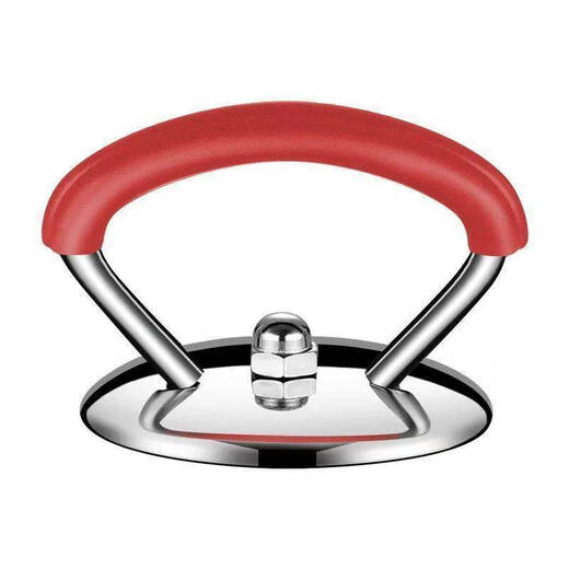 Fantasy universal pot lid handle stainless steel silicone anti-scalding and high temperature resistant pot lid handle glass head handle accessories thickened material/anti-scalding upgraded red 1 piece